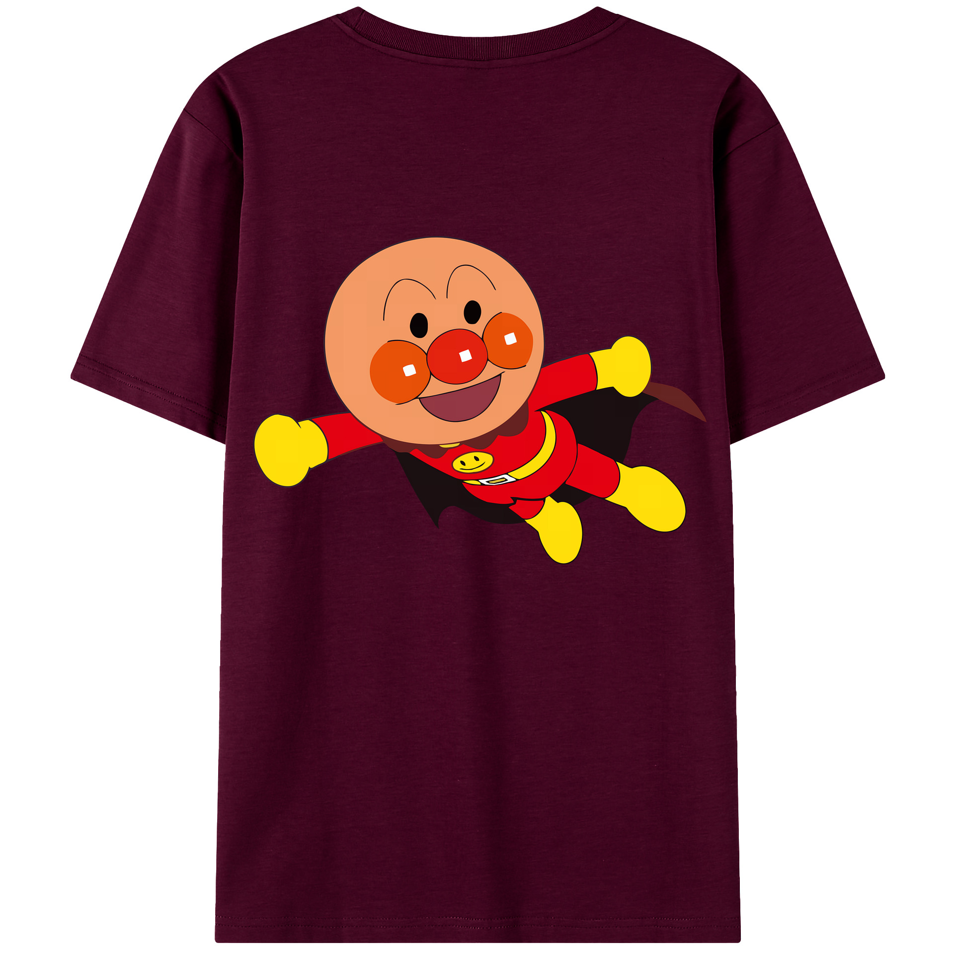 （画像用） アンパンマン Anpanman レディース半袖Tシャツ(バックプリント)